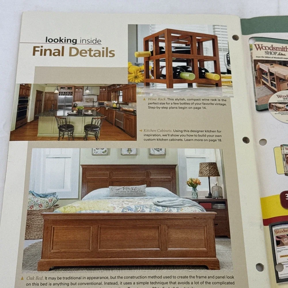 Woodsmith Magazine Box Joints Classic Joint New Ideas Vol. 35/ No. 207